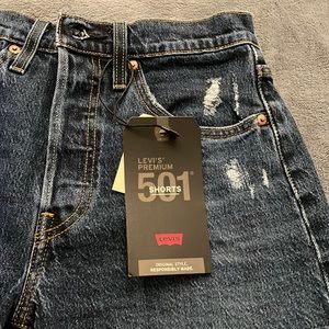 Levi’s 501 high rise shorts